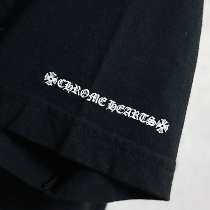 CHROME HEARTS Horseshoe Print Pocket T-Shirt Black Size M