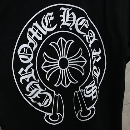 CHROME HEARTS Horseshoe Print Pocket T-Shirt Black Size M
