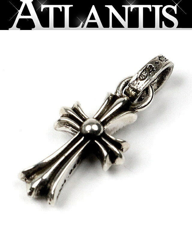 CHROME HEARTS Baby Fat Cross Pendant Silver
