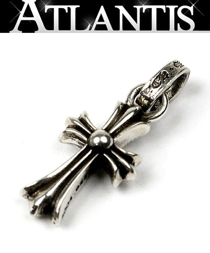 CHROME HEARTS Baby Fat Cross Pendant Silver