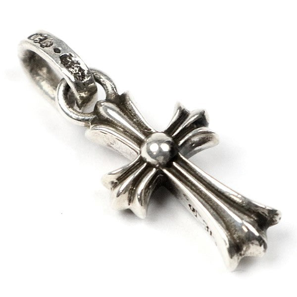 CHROME HEARTS Baby Fat Cross Pendant Silver