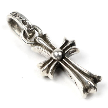 CHROME HEARTS Baby Fat Cross Pendant Silver