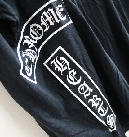 CHROME HEARTS Horseshoe T-Bar Print T-Shirt Black Size XL