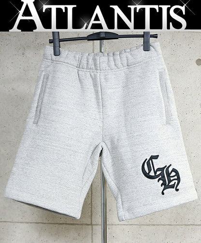 CHROME HEARTS Ultra Heavy Fleece 7-11 Shorts Gray Size S