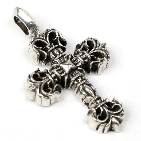 CHROME HEARTS Tiny Filigree Cross Pendant SV925 Silver