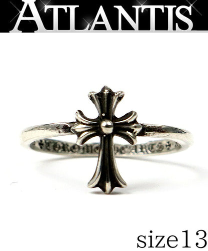 CHROME HEARTS Bubblegum CH Cross Silver SV925 Size JP 13