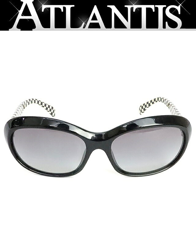 SMU x miumiu Plastic Sunglasses Black White Size 59□17