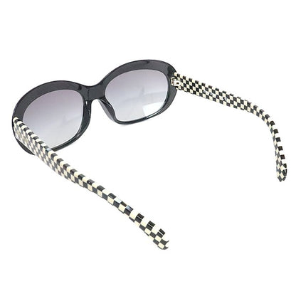 SMU x miumiu Plastic Sunglasses Black White Size 59□17