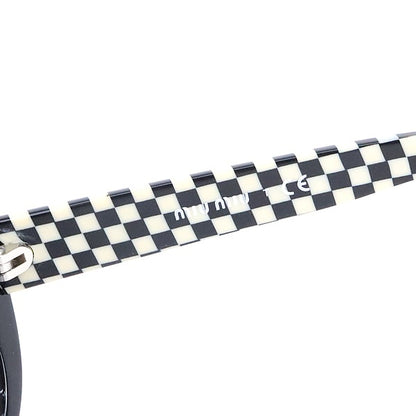 SMU x miumiu Plastic Sunglasses Black White Size 59□17