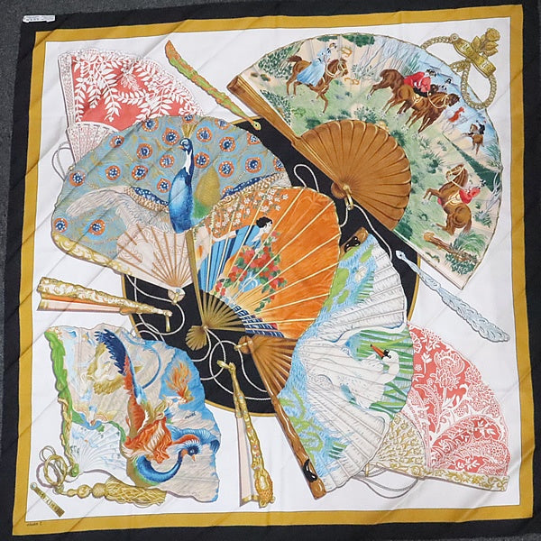 HERMES Carre 90 Brise de Scarf Multi