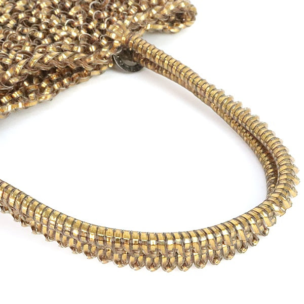 ANTEPRIMA Wire Handle Bag PVC Gold