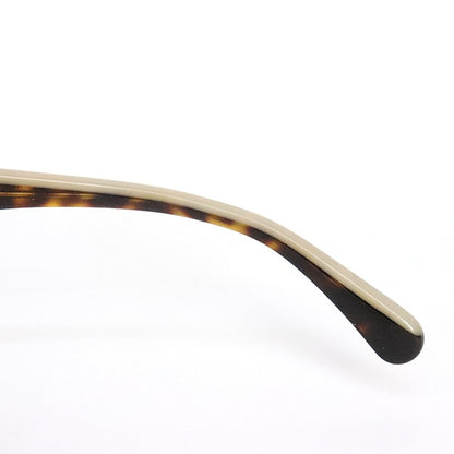 CHANEL Coco Mark Tortoiseshell Glasses Plastic Size 53