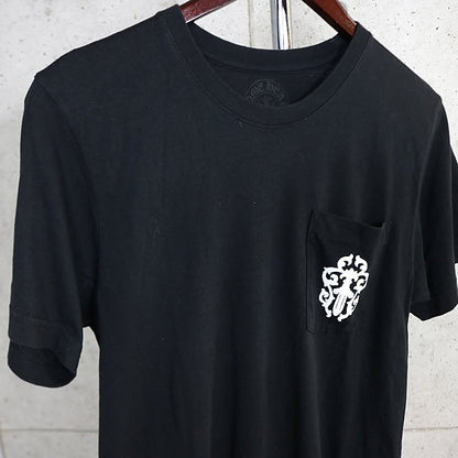 CHROME HEARTS Old English Vine Dagger T-Shirt Black Size M