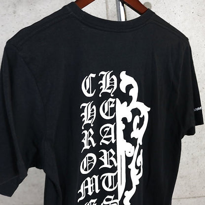 CHROME HEARTS Old English Vine Dagger T-Shirt Black Size M
