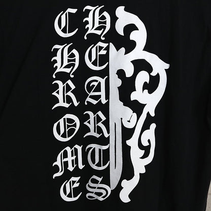 CHROME HEARTS Old English Vine Dagger T-Shirt Black Size M