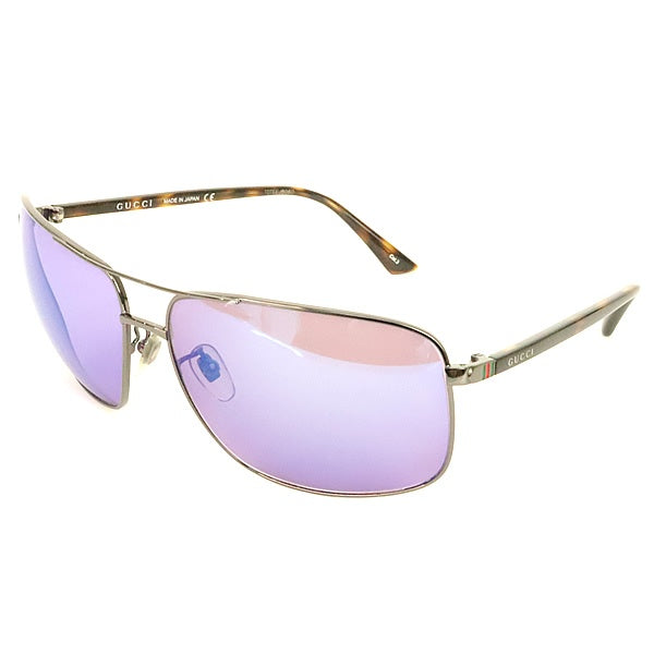 GUCCI Mirror Tortoise Sunglasses GG0065SK Size 66□14-135