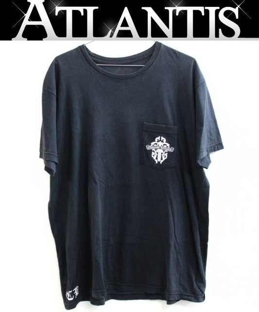 CHROME HEARTS Vine Dagger Cotton Black T-Shirt Size XL