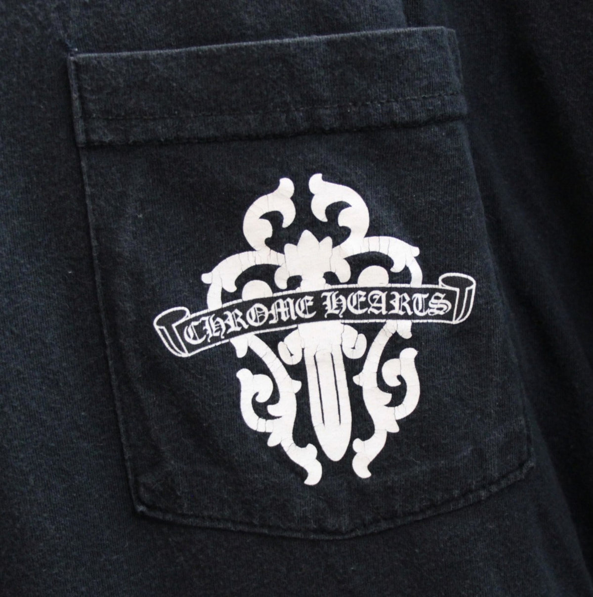 CHROME HEARTS Vine Dagger Cotton Black T-Shirt Size XL