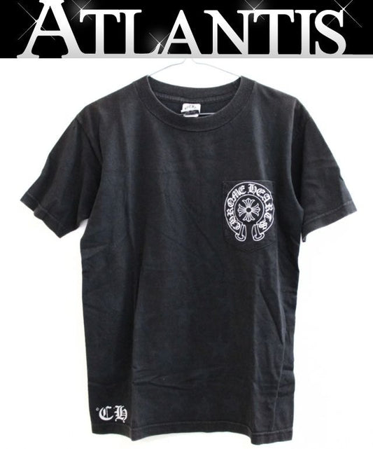 CHROME HEARTS Old Scroll Label Star CH Shirt Black Size S