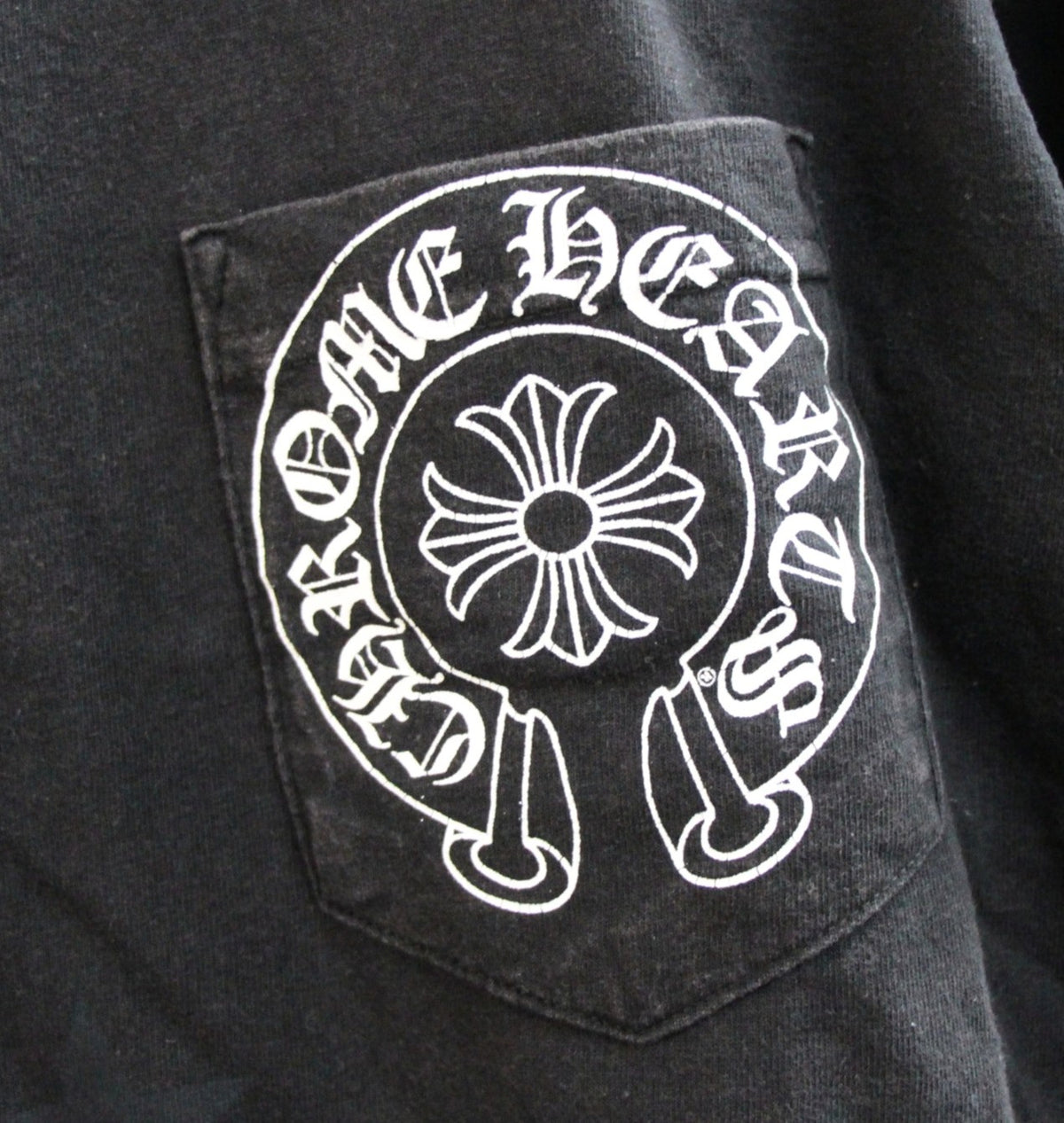 CHROME HEARTS Old Scroll Label Star CH Shirt Black Size S