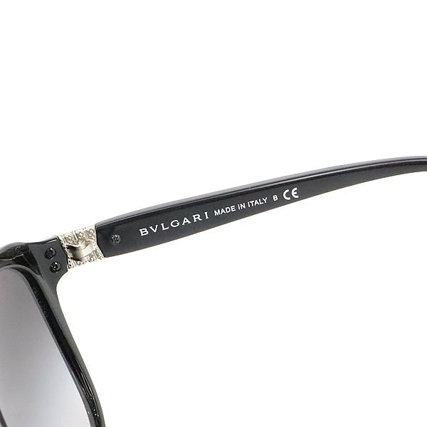 BVLGARI Rhinestone Black Sunglasses Size 58□15