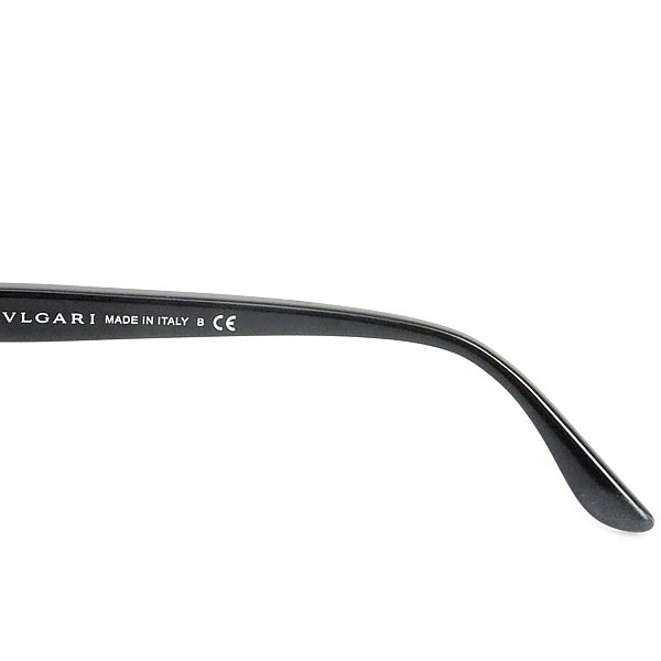 BVLGARI Rhinestone Black Sunglasses Size 58□15