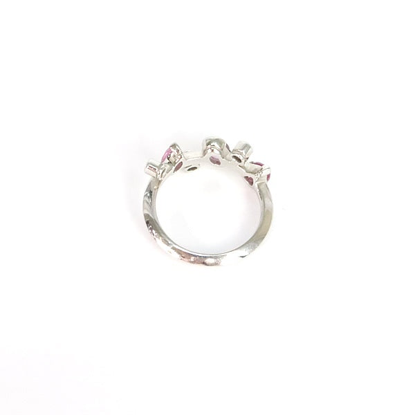 Cartier Melimelo Pink Sapphire Diamond Pt950 Ring Size 56