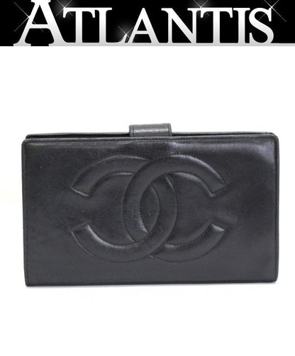 CHANEL Large Coco Mark Bifold Wallet
