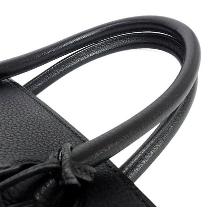 HERMES Birkin 30 Black Togo Handle Bag