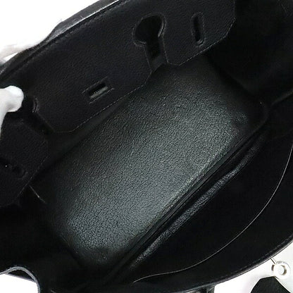 HERMES Birkin 30 Black Togo Handle Bag