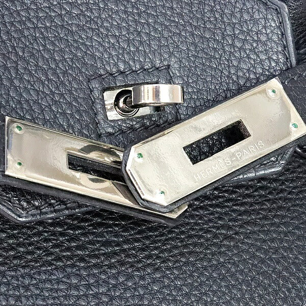 HERMES Birkin 30 Black Togo Handle Bag