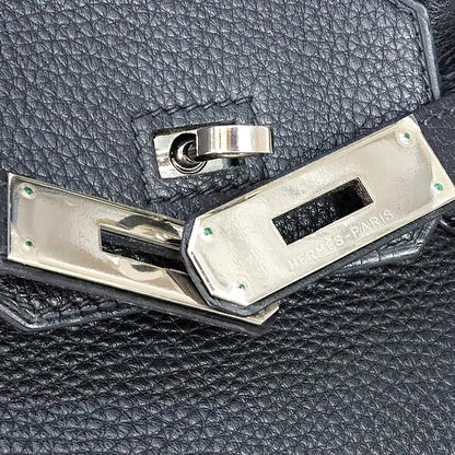 HERMES Birkin 30 Black Togo Handle Bag