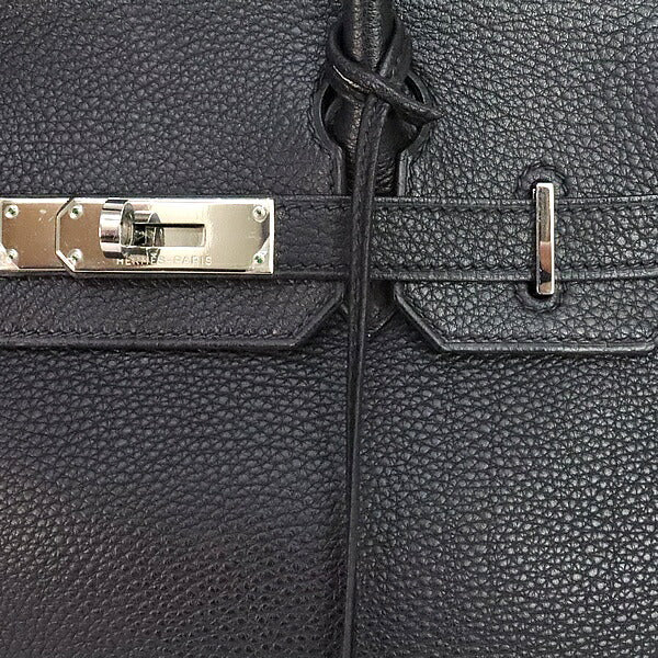 HERMES Birkin 30 Black Togo Handle Bag
