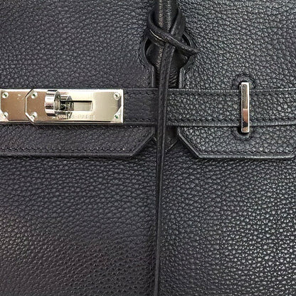 HERMES Birkin 30 Black Togo Handle Bag