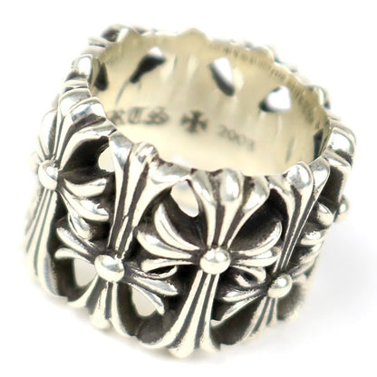 CHROME HEARTS Cemetery Cross Ring Silver 925 Size JP 20