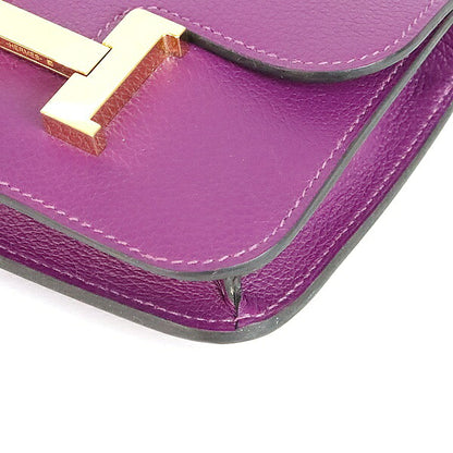 HERMES Constance Slim Anemone Y Stamp Wallet