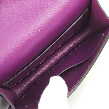 HERMES Constance Slim Anemone Y Stamp Wallet