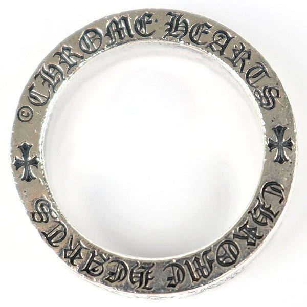 CHROME HEARTS Dagger 6mm Spacer Silver Ring Size JP 13.5