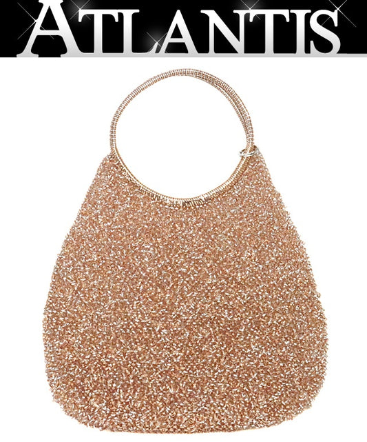 ANTEPRIMA Wire Handle Bag PVC Gold Silver