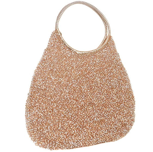 ANTEPRIMA Wire Handle Bag PVC Gold Silver