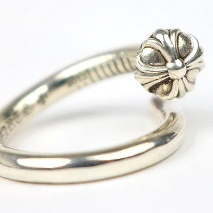 CHROME HEARTS Cross Ball Nail Ring Silver SV925 Size JP 13