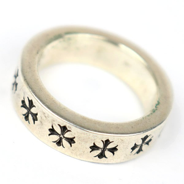 CHROME HEARTS FOREVER 6mm Spacer Silver Ring Size JP 13