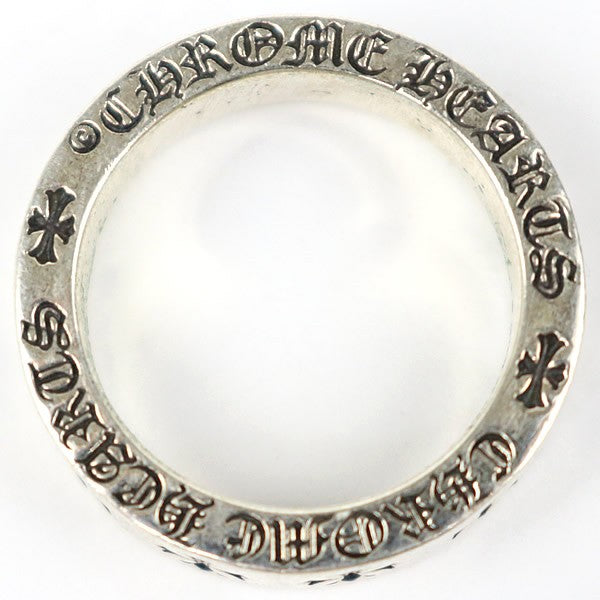 CHROME HEARTS FOREVER 6mm Spacer Silver Ring Size JP 13