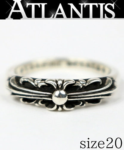 CHROME HEARTS Baby Classic Floral Ring SV925 Size JP 20