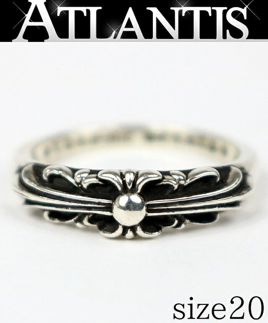 CHROME HEARTS Baby Classic Floral Ring SV925 Size JP 20