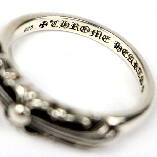 CHROME HEARTS Baby Classic Floral Ring SV925 Size JP 20