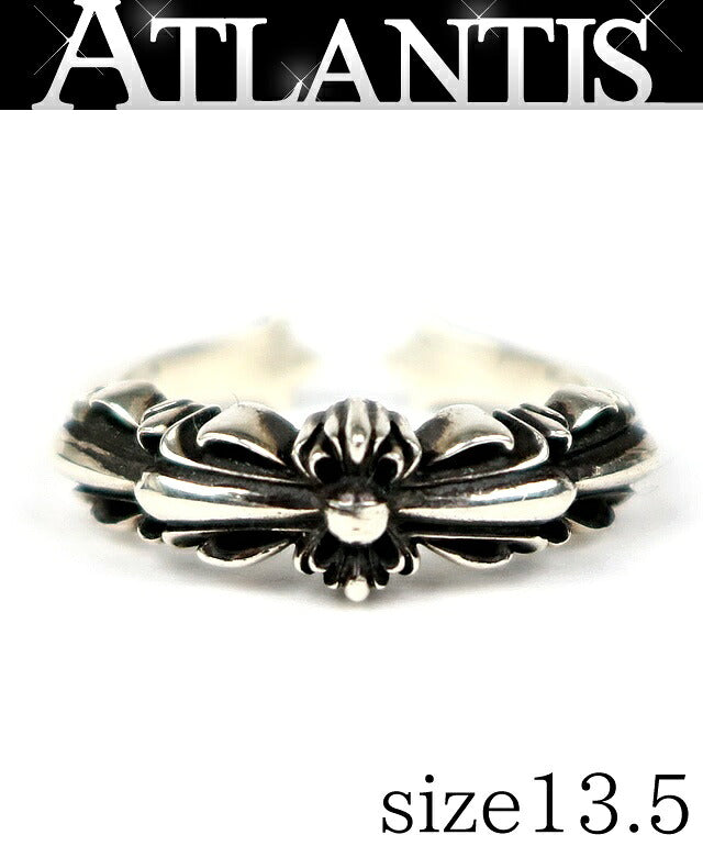 CHROME HEARTS Baby Classic Double Ring SV925 Size JP 13.5