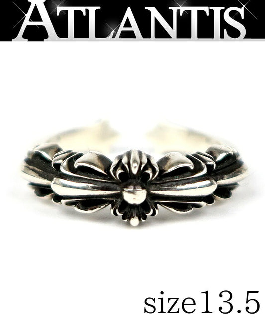 CHROME HEARTS Baby Classic Double Ring SV925 Size JP 13.5