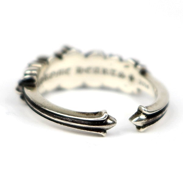 CHROME HEARTS Baby Classic Double Ring SV925 Size JP 13.5