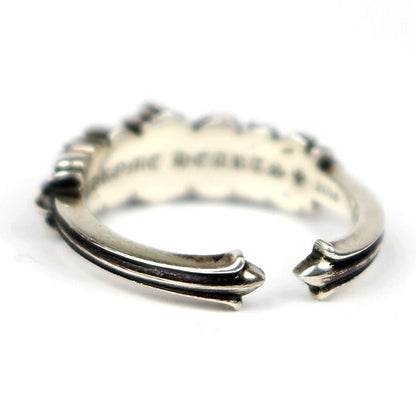 CHROME HEARTS Baby Classic Double Ring SV925 Size JP 13.5